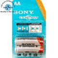 1Pair(2PCS) SONY Cycle Energy AA 1.2V 4600mAh Ni-Mh Rechargeable Battery In Pakistan. 