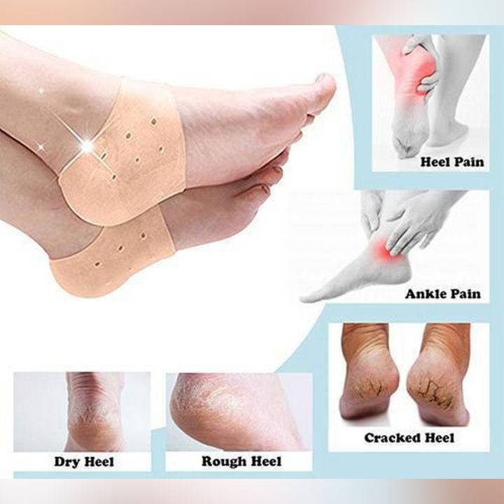 Buy Silicone Foot Care Moisturizing Gel Heel Socks 300
