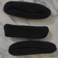 Fancy Stylish Black Elastic Hair Pony for Girls and Women - Art# SS-B-Pony-FGAH-0002. 