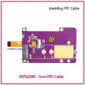 16Pin 0.5mm Pitch FPC Shielded Cable for 5, with Shielding and PCIe Differential Pair Impedance Control Easy to Use. 