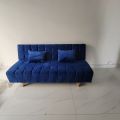 Costumize A.H.Q interior Collection 3 Seater Sofa Cum Bed Imported  Armless Compact Living Spaces, Dorms, Guest Rooms, Apartments, Offices,. 