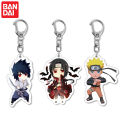 Cartoon Anime Naruto Acrylic Keychain Charms Accessories Uchiha Sasuke Itachi Figure Key Holder Chain Toys for Children Gift. 