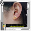 Customize Name Earrings for Girls, Fashion Jewellery Stud Earrings. 