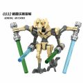 Lego Star Wars Trooper Battle Droid Grevos General Starwars MiniFigures Building Blocks Toys For Children C009. 