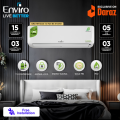 Enviro 1 Ton DC Inverter Split Air Conditioner 12000 BTU | EAC-12H Cool H&C | T3 Compressor | R32 Refrigerant | 70% Energy Saving | Turbo Cooling | Self Cleaning | Golden Fin. 