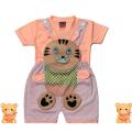 Babies Romper Style Dungaree Cat Style. 