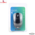 Coolbell Flexi Wireless Mouse - Silent Clicks - 1600 dpi - 4 Buttons - (Black & Grey). 