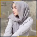 BIN-B Luxury Chiffon Georgette High-quality fabric, Lightweight feel and effortless drape Hijabs/Scarves/Stoler for Girls/Women. 