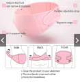 Bellyband Maternity Support Belt  Stress Pain Relief Breathable Skin Color. 