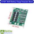 3S 40A Balanced & Enhanced BMS 11.1V to 12.6V 18650 Li-ion Lithium Battery BMS Protection Board With Balance Function 3s 40a bms by Electrica. 