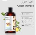 JOMTAM Ginger Herbal Shampoo Anti-Hair Loss Itching Dandruff Oil-Refreshing Control 400ml JMT57980. 