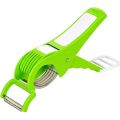 Vegetable & Fruit Multi Cutter With Peeler Bhindi Cutter Slicer Stainless Steel 5 Blade Vegetable Cutter. 
