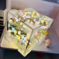 Handmade DIY Tulip Flower Sea Rubik's Cube Three-dimensional Mirror Night Light Full Set of Material Packages Creative Gifts for Friends. 
