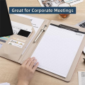 Clipboard Folder Combination, Storage Clipboard with Cover, B. 