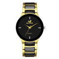 ORLANDO Men Luxury Watches New Arrived Cool Black Gold Quartz Steel Wristwatch Exquisite Masculino Relogio Fashion Clock. 