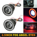 12V 2PCS LED Fog Light Round Angel Eye Halo For Any Cars SUV Or Trucks. 