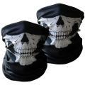 Discounted shop Skull Face Mask  Motorcycle Bicycle Half Face Skeleton Mask Halloween Outdoor Sport Headwear Half Sun Dust Protection. 