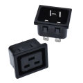 Iec 320 C20 C19 Panel Mount Plug Adapter Ac 250v 16a 3 Pins Iec Inlet Plug Power Connector Socket. 