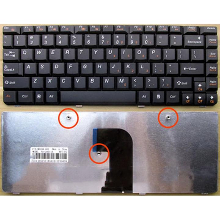 Laptop Notebook Keyboard Lenovo IdeaPad G460 Series   P/N  V-100920FS1 –  Black