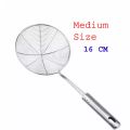 (Deal 2 in 1) Lemon Squeezer stainless steel + Fry pakora Strainer Stainless Steel Spider shape (Medium Size 16CM). 