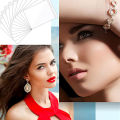 120Pcs Clear Plastic Jewelry Bags Anti Tarnish Strips Sets. 