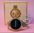 Gen9 Ladies Smartwatch with Diamond Strap HD Display 1.3 inch Screen, Bluetooth Calling, Dual Straps (Rose Gold). 