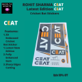 LIMITED  Edition 3D BLACK ROHIT SHARMA CEAT Edition Bat Stickers | New Version Black Version CEAT 3D Embossed Cricket Bat Sticker | Players Edition  3D Bat Stickers. 