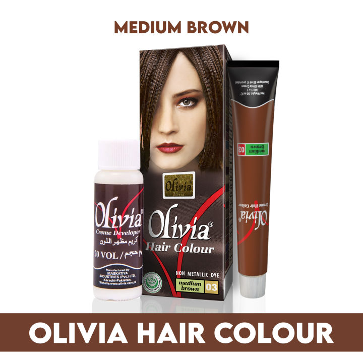 Olivia Medium Brown Hair Colour