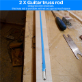 2Pcs Two Way Rod Type Guitar Truss Rod Steel 9 x 420mm Blue Guitar. 