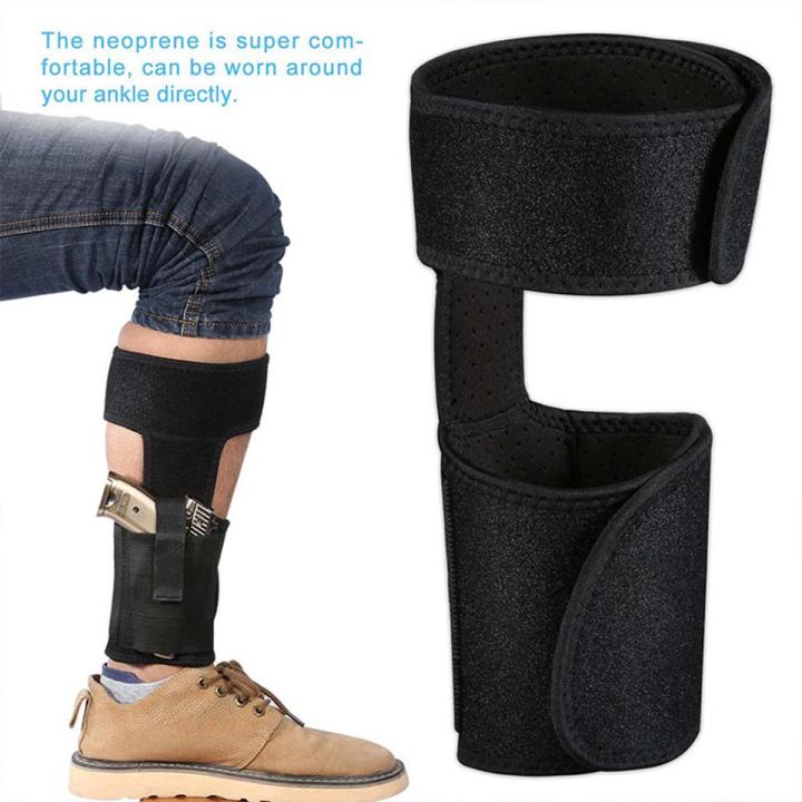 Outdoor Leg Ankle Holster Invisible Hidden Elastic Safety Leg Pocket Universal Breathable Leg Bag Multifunctional Foot Cover