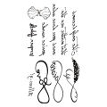 JM Small Fresh Tattoo Stickers Waterproof Long Lasting Tattoo Stickers Arm Leg Chest Body Art Tattoo For Women Men. 