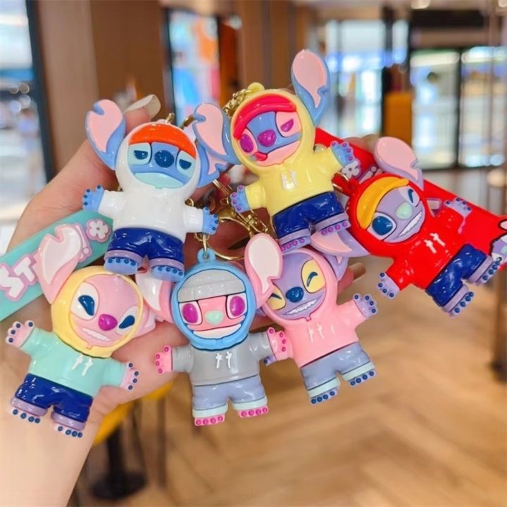 New Gen Z Street Series Stitch Keyring Vinyl Pendant Hanging Decoration ...