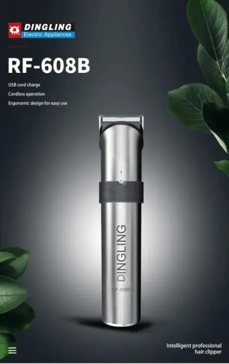 Dingling%20RF-608B%20Rechargeable%20Professional%20Hair%20Trimmer%20&%20Clipper%20-%20Image%202