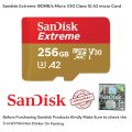 Sandisk Extreme MicroSD A1 4K Micro Card. 