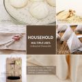 Reusable Organic Cotton Cheese Cloth - Cheesecloth for Straining Yogurt, Tofu, Nut Milk, Smoothie, Cheese, Jelly, Paneer - Perfect for Roasting Turkey - Washable - 36"x36". 