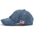 NYC Denim Baseball Cap Men Women Embroidery Letter Jeans Snapback Hat Casquette Summer Sports USA Hip Hop Cap. 