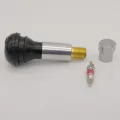 1 Piece Aluminum Alloy & Natural Rubber Car Tyre Tire Nozzle Tubeless Tyre Tire Valve CAR BIKE UNIVERSAL TIRE NOZZLE Tyre Wheel Rim Tyre Valve Cycle Bike. 