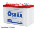 Osaka Battery- High Tech Series New Model -HT-110A -12Volt - 70AH -11 Plate - Deep Cycle Lead Acid Battery –Super Storage Battery 1 Year Warranty  6 Month Free Replacement. 