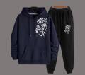 Lion Printed Fleece Winter Hoodie & Trouser Tracksuit for Men and Boys. 