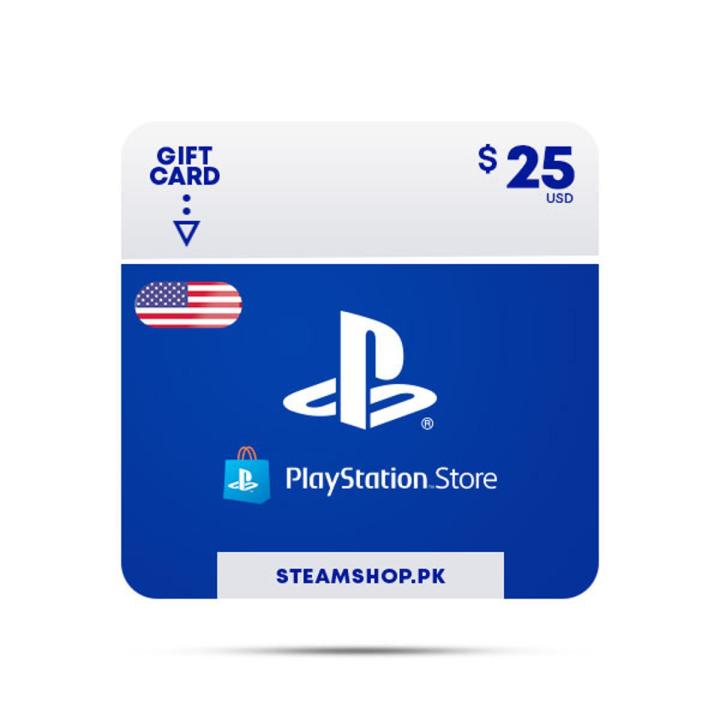 USD 25 PSN Gift Card (US)