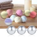 2Pcs 4.5/5.5/6.5cm 3D Aluminum Alloy Homemade Round Sphere DIY Bath Bomb Mold. 