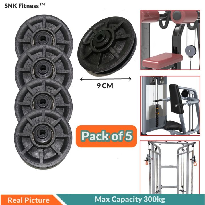 SNK%20Fitness%20Pulley%20Wheel%20Cable%20Gym%20Fitness%20Equipment%20Part%20Stainless%20Steel%20Bearing%20Pulley%20%20Load%20For%20Lifting%20Cable%20Workout%20Gym%20Wheel%20-%20Image%202