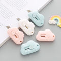 Cute Cloud Color Mini Portable Utility Knife Paper Cutter Cutting Paper Razor Blade Office Stationery Cutting Supplies. 