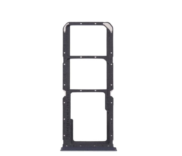 Oppo A52 Dual SIM Tray Sim Jacket Sim Slot Sim Door For Oppo A52  _ Black