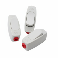 Hanging In-Line Cord Switch | On/Off Push Button for Bedside & Table Lamps | 220V 15A. 