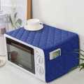 Dust-resistant  Microwave Oven Cover with Quilted Fabric Dustproof Fridge Cover with Quilted Design. 