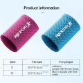 【KuaKe Mall】Sport For Gym Yoga Hand Sweat Band Wrist Support Breathable Ice Cooling Tennis Wristband Wrap. 