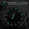 AIYISHI Business Quartz Men Watch Waterproof Calendar Watches Luminous Steel Strap Wristwatch for Man. 