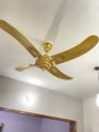 China Ceiling Fan Plus 4 Blades Copper Winding 56" -Golden. 