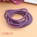 Spiral 1.4M USB Data Cable Protector Universal Headphone Line Dust Proof Cable Winder Earphones Wire Protection Cover. 